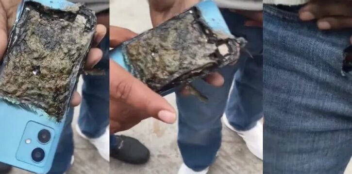 ببینید| آتش گرفتن گوشی موتورولا در جیب مالکش!